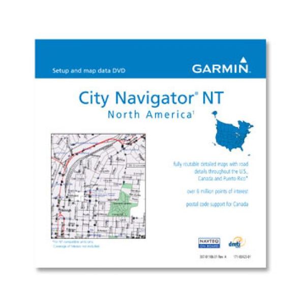 Mapa Garmin 0101096600 City Navigator North America NT C 010