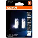 Osram Lâmpadas LEDriving 1W 12V W5W Cool White - 2850CW-02