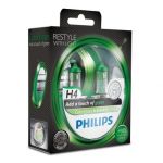 Philips 2x Lâmpadas ColorVision Green H4