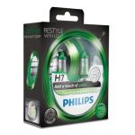 Philips 2x Lâmpadas ColorVision Green H7