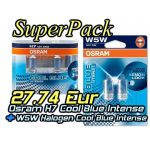 Osram Lâmpadas Superpack Cool Blue Intense H7 + W5W - 64210CBI+2825HCBI