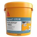 Sika Sikagard 570W Pele Elástica + Fibras Cinza 20kg