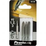 Piranha Pack 3 Pontas Pozidriv 50MM - X61180-XJ