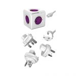Allocacoc Tomada Powercube Rewirable Home And Travel Use Lilac