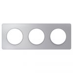Legrand Espelho Triplo Reversível Odace Touch Alumínio Prata - 18637710