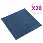 Ladrilhos Carpete para Pisos 20 Pcs 5 M² 50x50 cm Azul-escuro - 147315