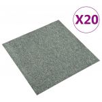 Ladrilhos Carpete para Pisos 20 Pcs 5 M² 50x50 cm Verde - 147313