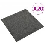 Ladrilhos Carpete para Pisos 20 Pcs 5 M² 50x50 cm Antracite - 147309