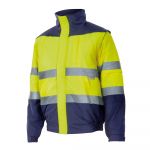Velilla Casaco Acolchoado Acolchoado Bicol Av Laranja/navy 4XL - 82188631