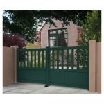 Gardengate Portão de Alumínio Cairo 3X1.25M Branco - 16502486