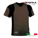 Cofra Java Fango / Black T-shirt M