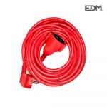 EDM Extensão da Mangueira 15M 3X1,5 Flexível Vermelho - 840001036