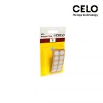 Celo Caixa 10 Blisters 20UN Adhesive Plug Din / Ref Mtap Grey - 840011021