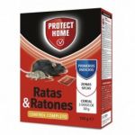 Protect Home, Raticida En Cereal de Alta Eficacia para Matar Ratas e Ratones, 3 Dosis de 50 Grs