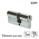 EDM Canhão Niquel 70MM (40+30MM) com 3 Chaves Incluid. - EDM85172