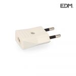 EDM Ficha 10a 250v Retractil - EDMR40001