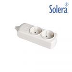 Solera Bloco 2 Tomadas, com T/t Lateral 16a 250v Branco - EDM41210