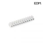 Edm Régua de Ligadores 2,5mm a 4mm Branco - EDM63111