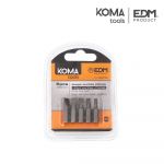 EDM Conjunto de 5 Pontas de Fendas 25mm Koma Tools - EDM08739