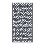 Painel Decorativo Ripado Pvc 100x200cm Cinzento