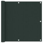 Tela de Varanda 90x600 cm Tecido Oxford Verde-escuro