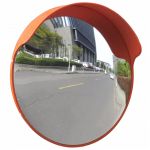 Convex Espelho de Trânsito para Exterior 45 cm Policarbonato Laranja