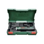 Bosch Aparafusadora Sem Fios Pushdrive 3,6v Verde + Kit De 32 Brocas - 06039c6000
