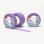 Geko Lilac Masking Tape 25MMX50MTS Baixa Adesividade para Superfícies Delicadas