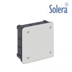 Solera Caixa Quadrada 100x100x45mm com Parafusos Retracti - EDMR60136