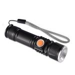 Mini Lanterna Tática LED USB com Zoom - 068-488:06404