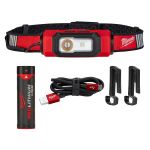 Milwaukee Lanterna Frontal de Alta Visibilidade Recarregável usb L4HL-VIS-201 - 4933471389