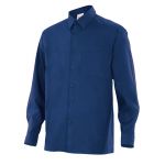 Velilla Camisa Manga Comprida 1 Bolso Azul Navy M