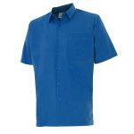 Velilla Camisa Manga Curta 1 Bolso Azul L