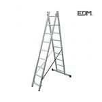 EDM Escalera Transformable Aluminio 2X9 Peldaños