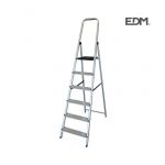 EDM Escalera Domestica Aluminio 6 Peldaños