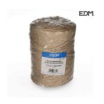 EDM Hilo Natural Yute Biodegradable 3 Con Bobina 750G/220Mts