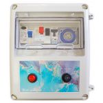 Swimhome Quadro Eléctrico para Piscina com Transformador 50W | Controlador Incluido Sí - Bomba de Agua: 0,5 Cv (2,5 - 4A) - Etiquetado: