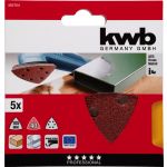Kwb Conjunto 5 Discos Velcro Triangulares 105mm 60