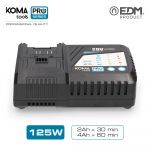 Koma Tools Carregador Rapido Bateria 125W Battery Series EDM - 08773