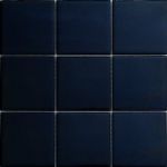 Rubicer Pastilha Architect Glass Mosaic Black 30x30cm Mate