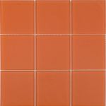 Rubicer Pastilha Architect Glass Mosaic Orange 30x30cm