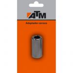 ATM Adaptador Carraca Blister Individual Medidas Longitud 32 mm; Cuadrado 1/2"; Hex. 5/16
