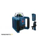 Bosch Nível Laser Giratório 300m Verde GRL 300 HVG + RC1 + WM4 - 0601061700