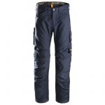 Snickers Workwear Pantalones Largos de Trabajo Allroundwork 6301 Azul Marino Talla 48