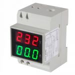 Medidor Digital Voltímetro Amperímetro para Montagem Calha - DIN-2042