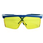 Mader Óculos Proteção, Lente Amarela, Armação Azul - 57684