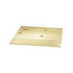 Jewe Painel de Madeira Maciça Pinho com Nó 1200x300x28mm Redondo