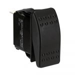 Paneltronics DPDT ON/OFF/ON Waterproof Contura Rocker Switch w/LEDs - Black - 001-699
