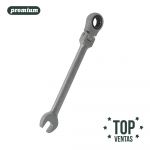 Mota Herramientas Chave Combinada com Catrava (chave Boca + Roquete) Articulada 12MM EW412 - ELK39066