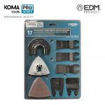 Koma Tools Kit 17 Acessórios para Ferramentas Multifuncionais 08765 Pro Series Battery - ELK08775